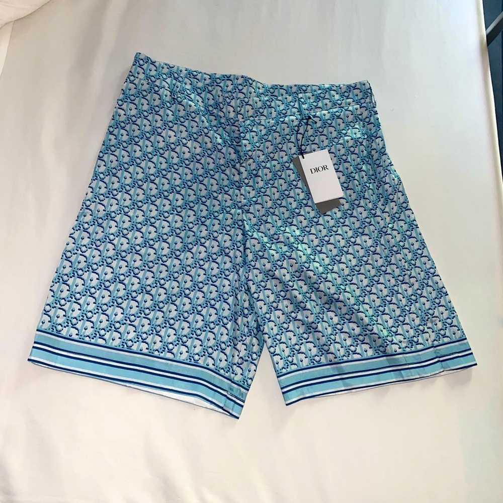 Christian Dior blue shorts